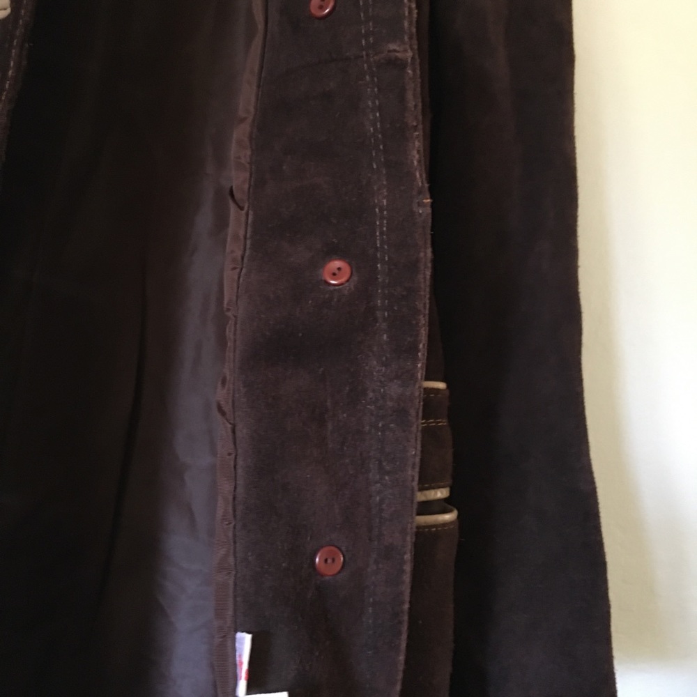 Perfect Vintage Leather Jacket - Warm Winter Coat - Picture 7 of 16